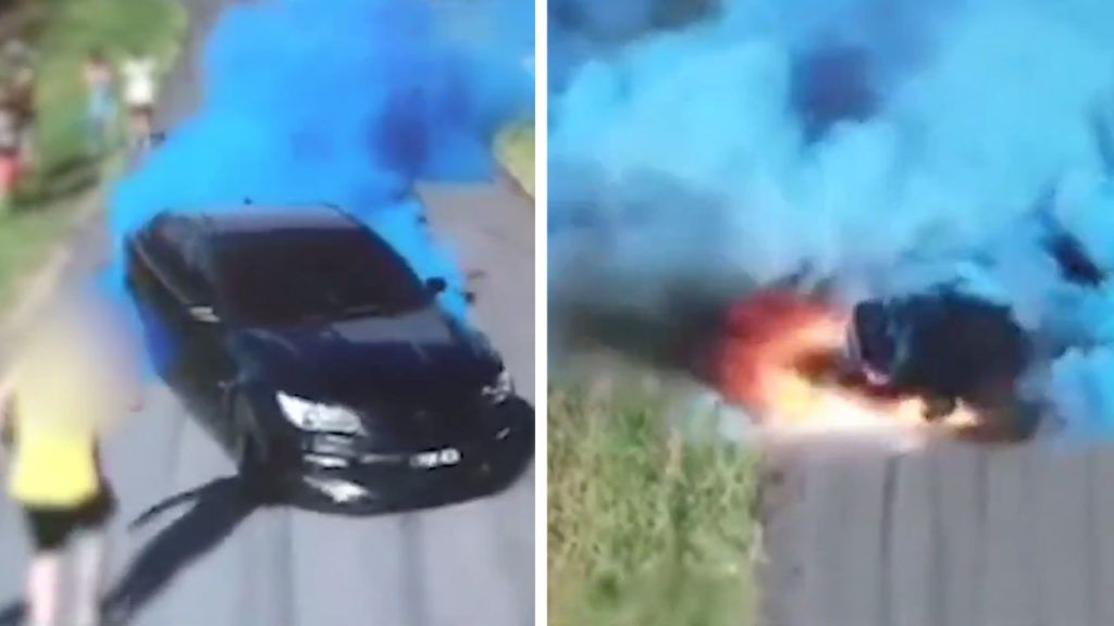 Australia Dad's Gender Reveal Burnout Ends in Flames and Fines