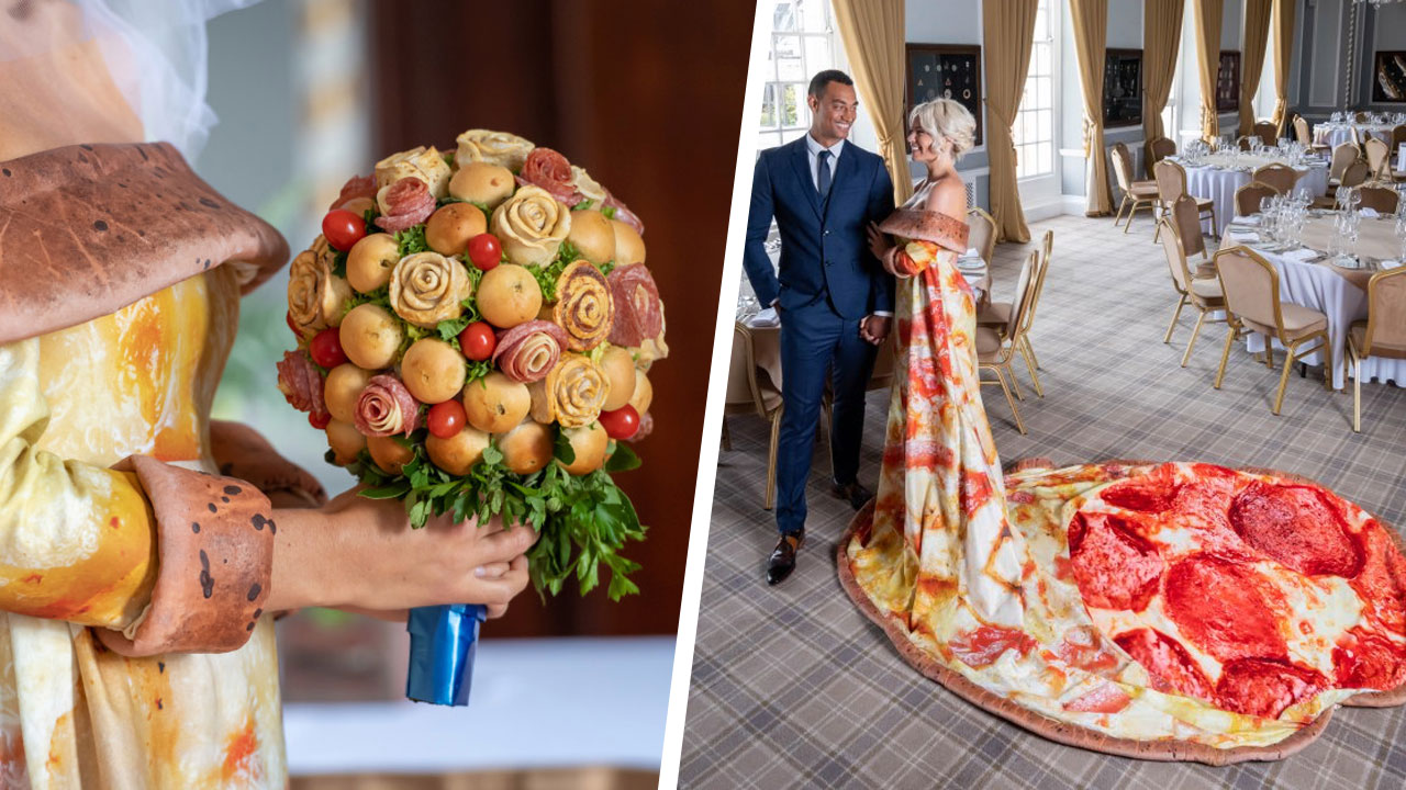 There's a Contest for a Pizza Themed Wedding That Can't Be Topped