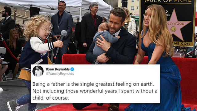 15 Tweets That Prove Ryan Reynolds Is the Best Celebrity Dad