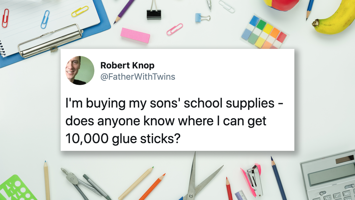 Tweet Roundup: The 16 Funniest Tweets About School Supplies