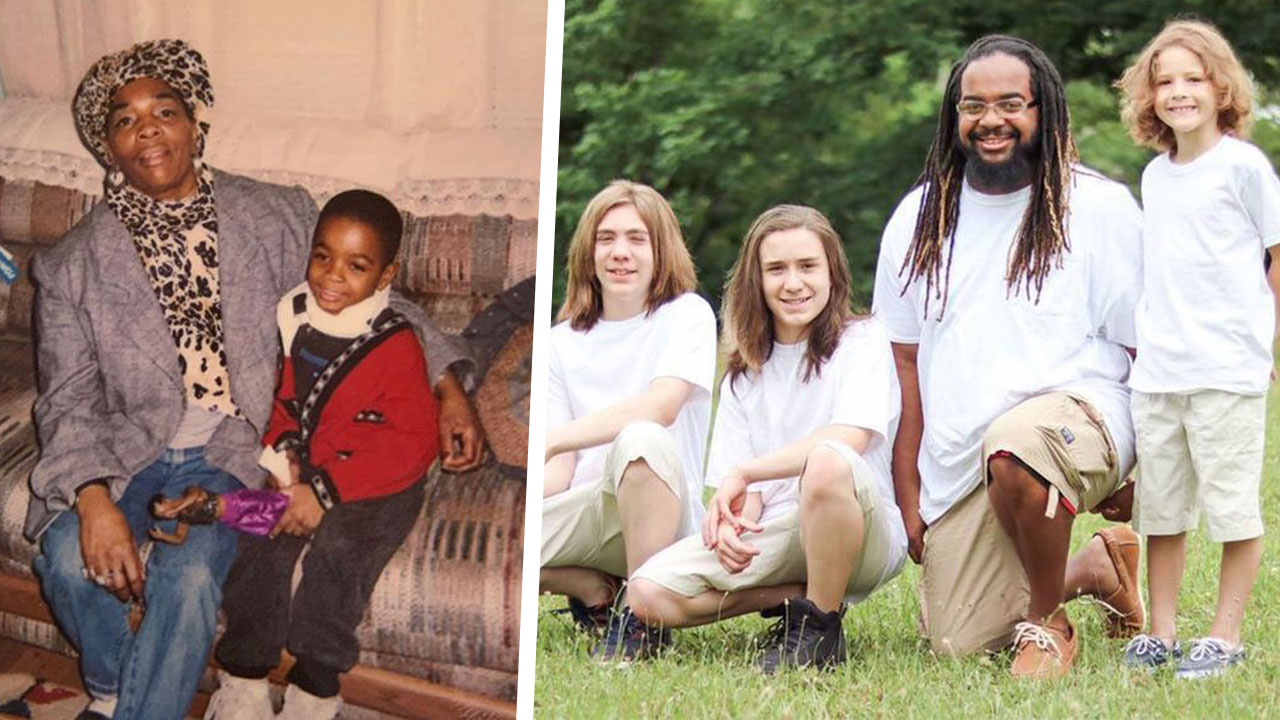 After Growing up in Foster Care, Virginia Man Adopts Three Children