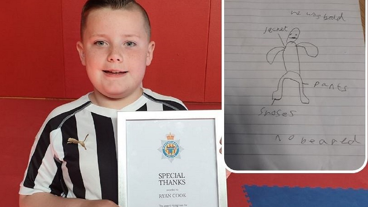 Boy's Sketch Helps Police