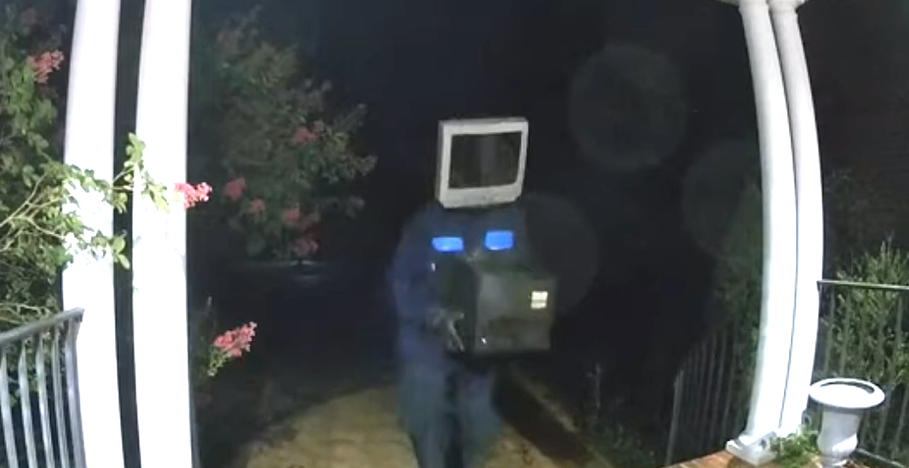 TV Dude Leaves TV on Porch