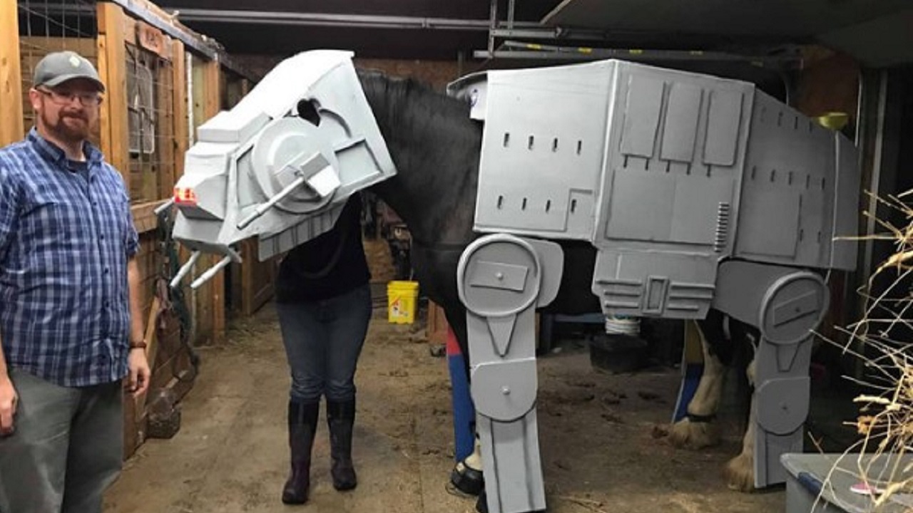 Michael Corrie and AT-AT Horse