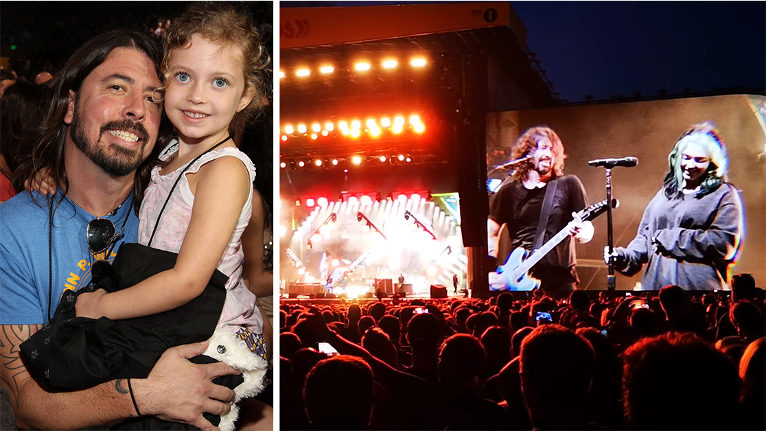 Dave Grohl's 13-Yr-Old Daughter Crushes a Performance With the Foo Fighters