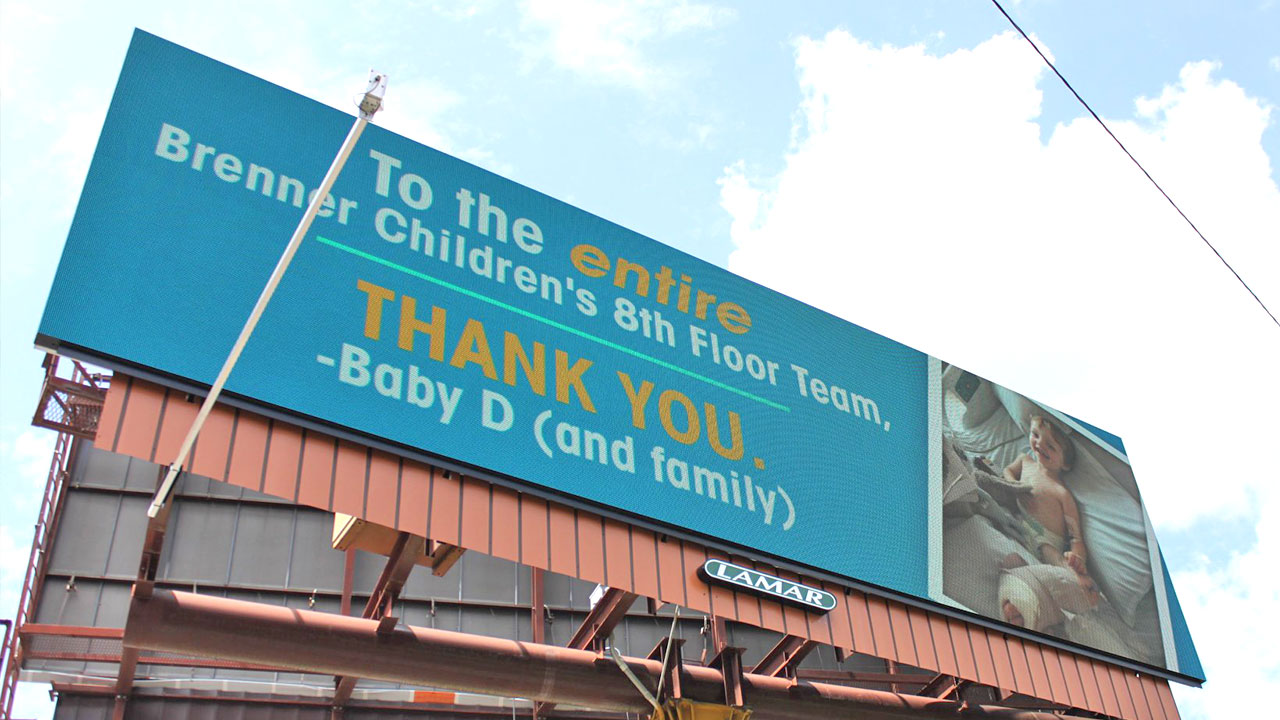 Dan Driscoll's Thank You Billboard