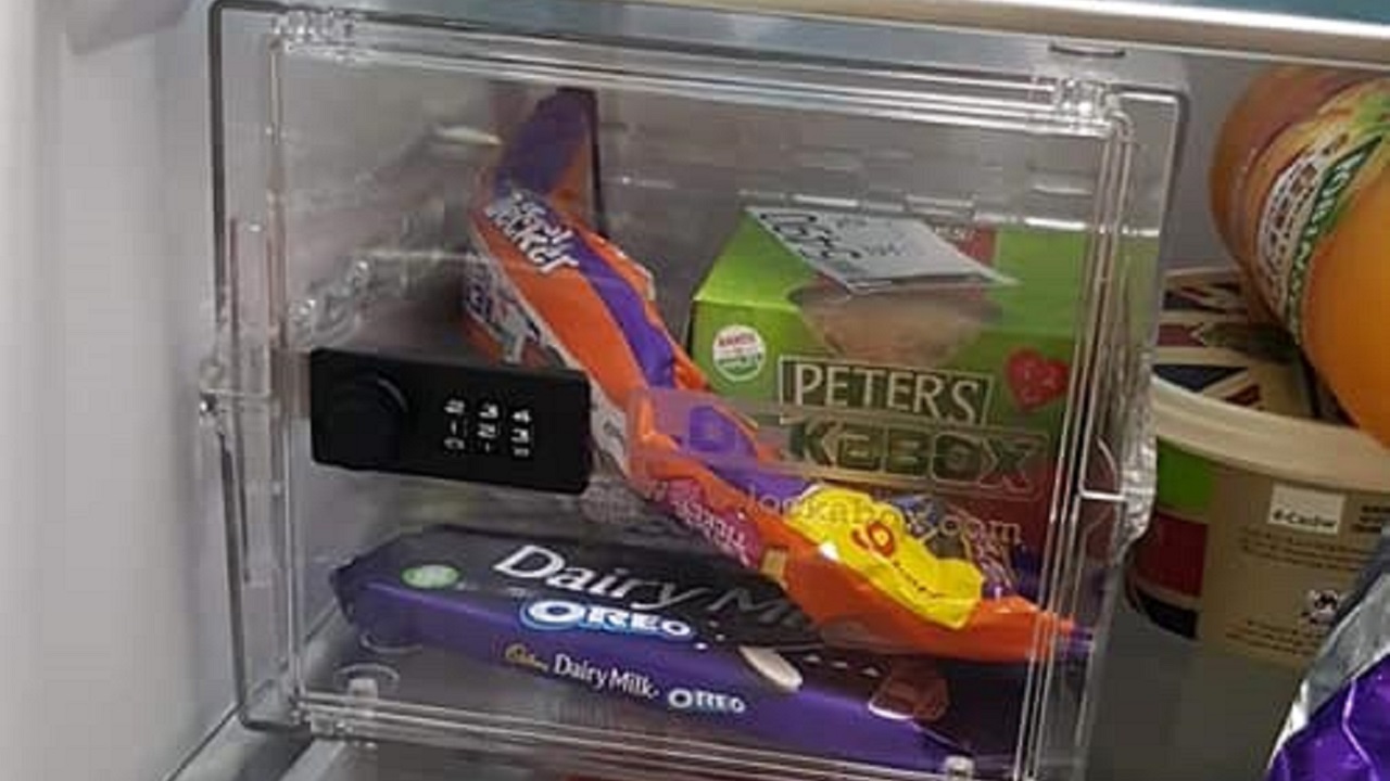 Dad Installs Fridge Safe