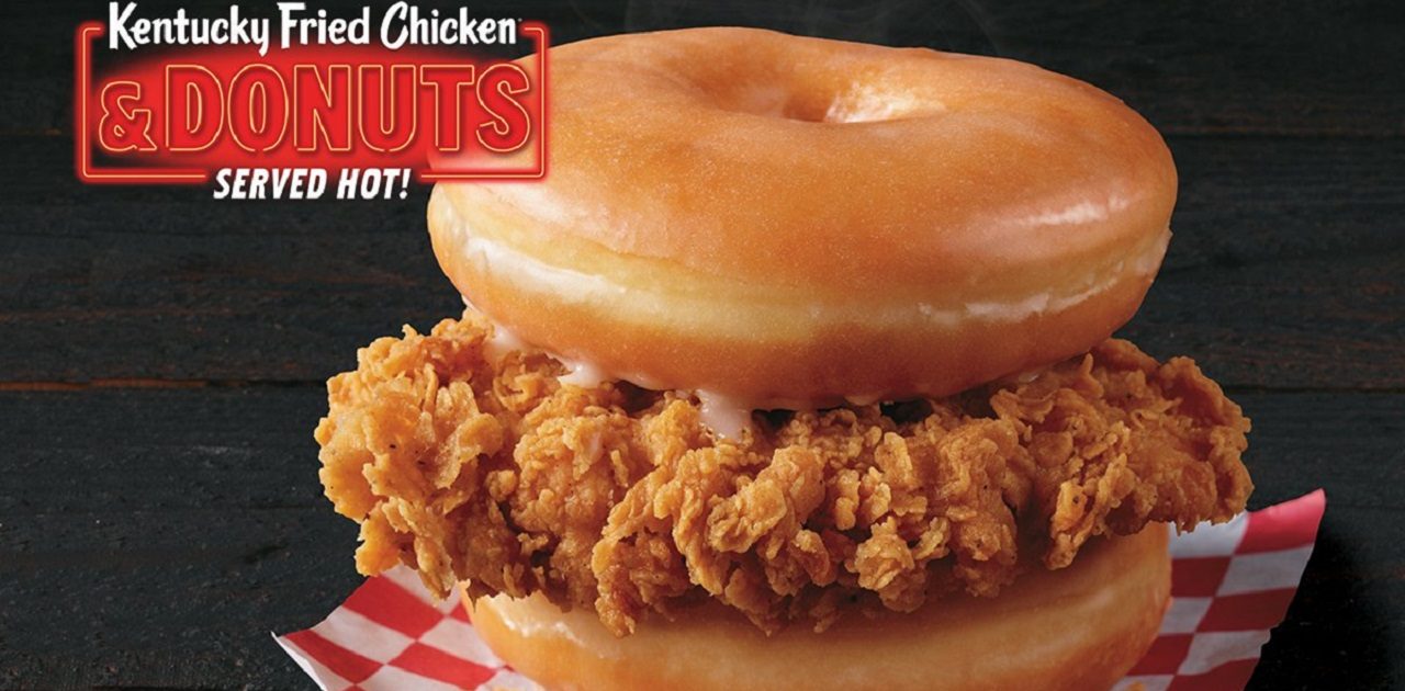 KFC Sandwich with Donut Buns