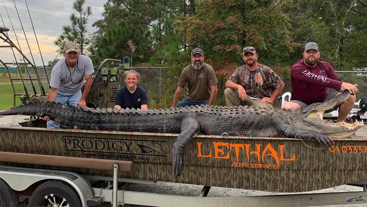 Shelby Derrick Snelson Catch Record Gator