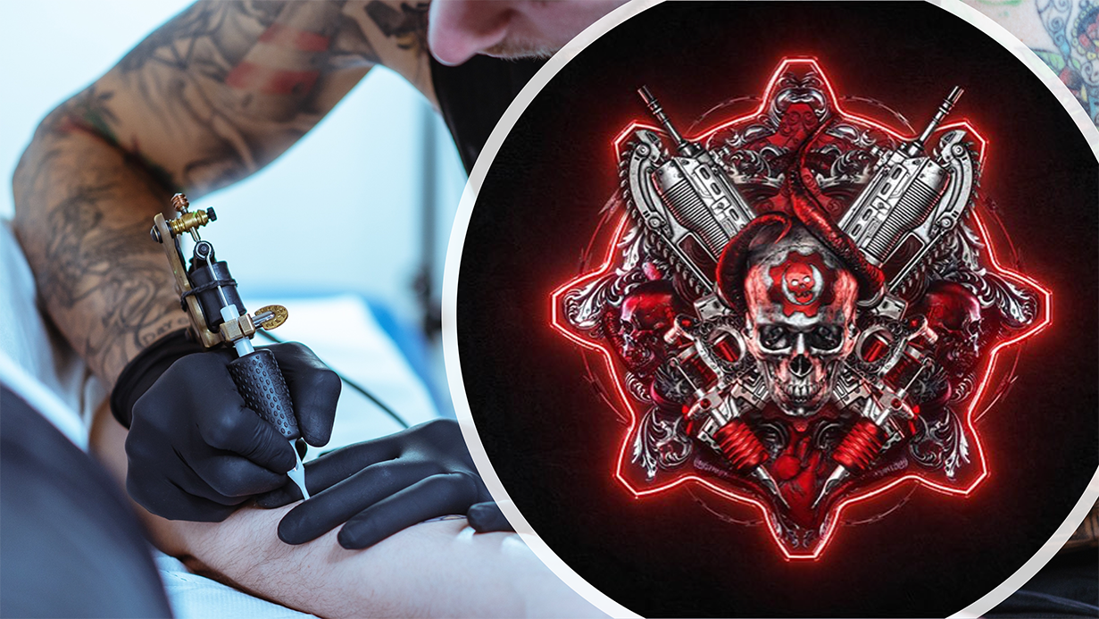 GEARS 4 TATTOO  Gears  Beers Gears of War 2  YouTube