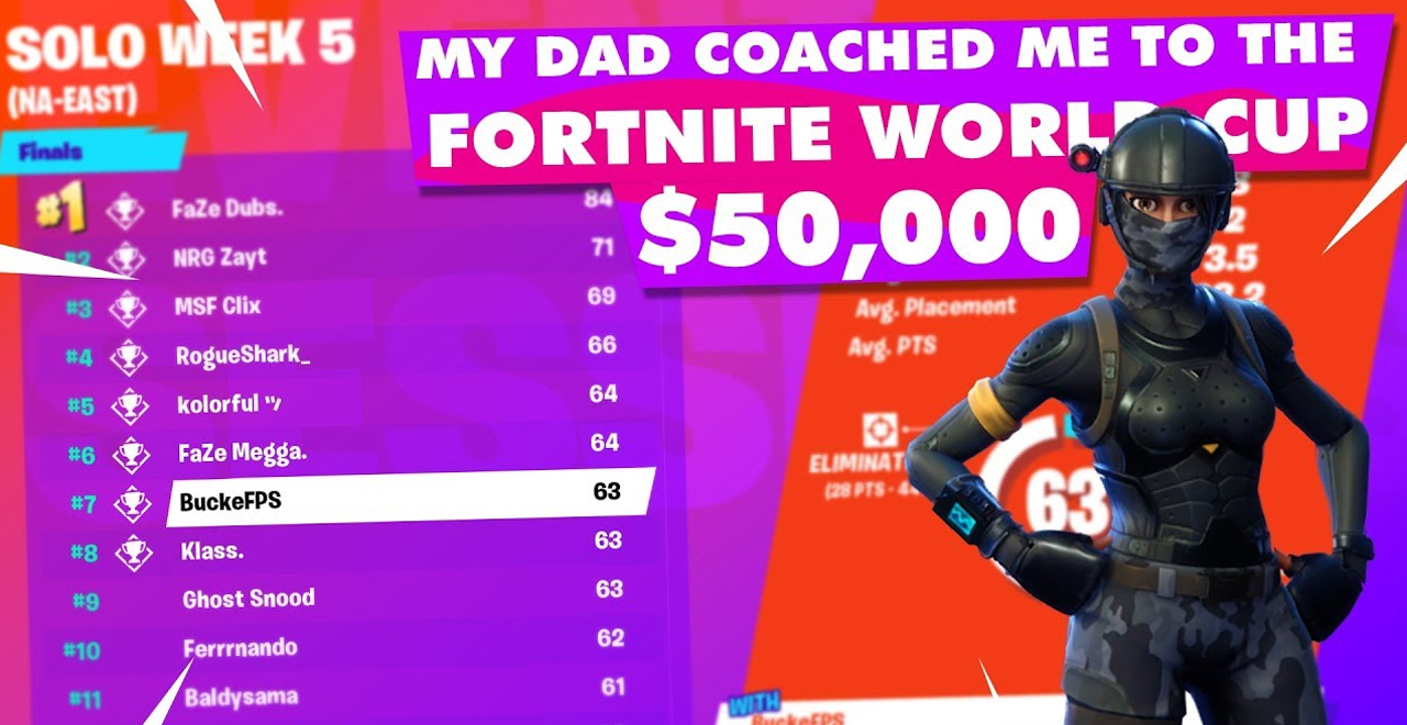 Dad Coaches Son into Fortnite Championship