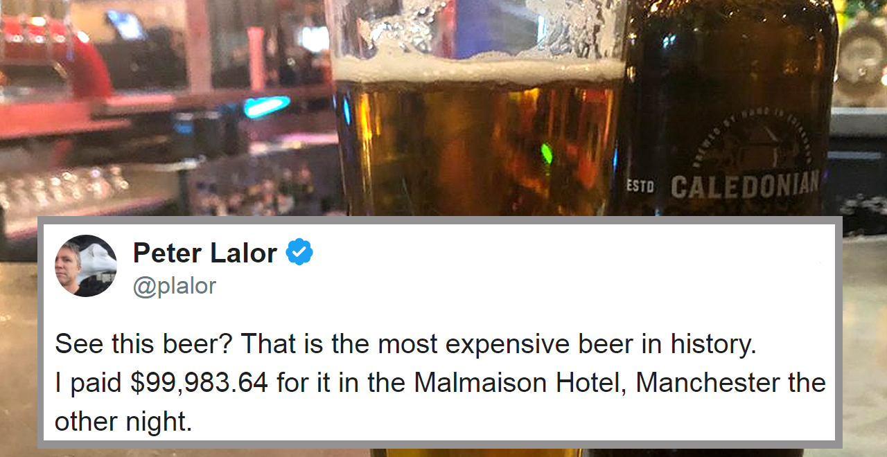 Peter Lalor's $68k Beer