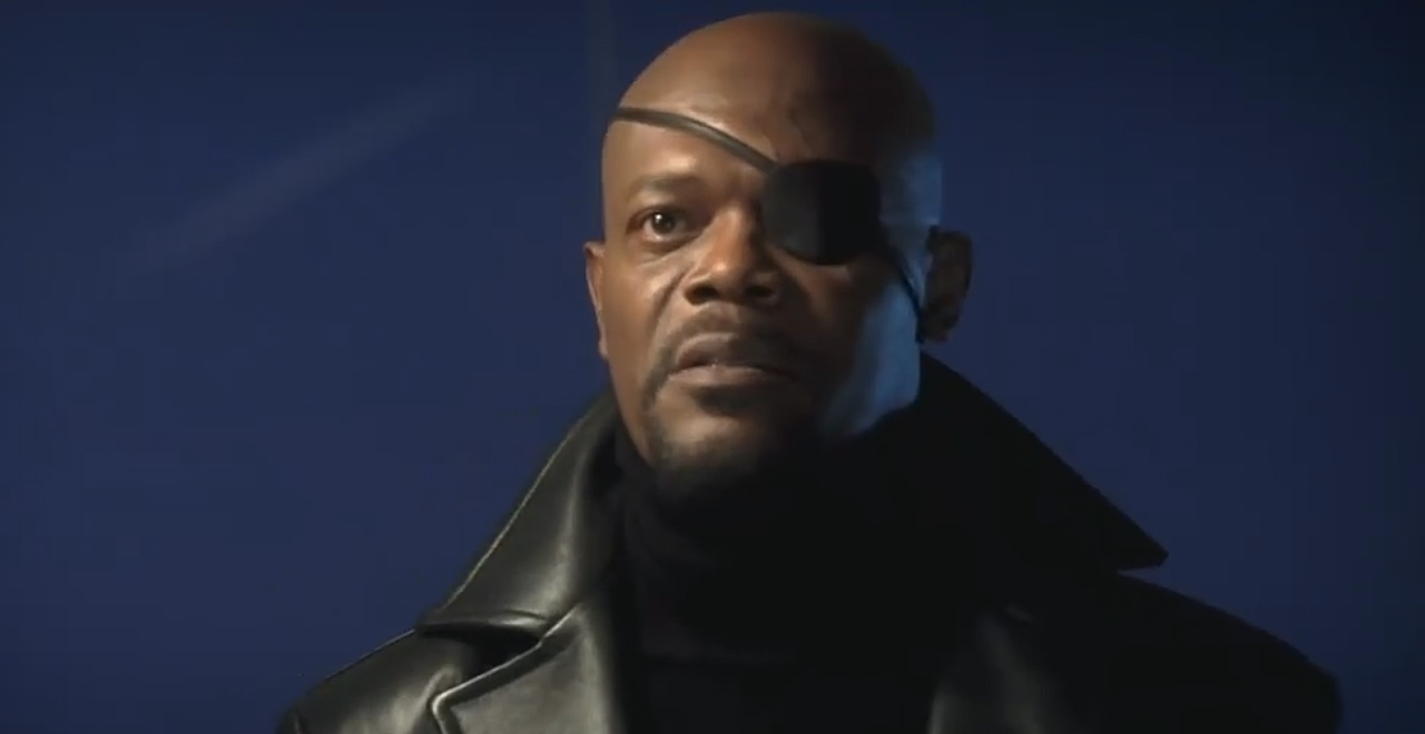 Nick Fury in Deleted Iron Man Scene