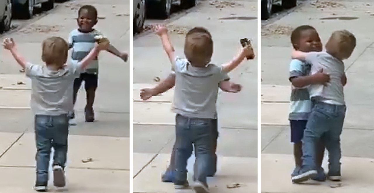 Viral Toddler Hug Video