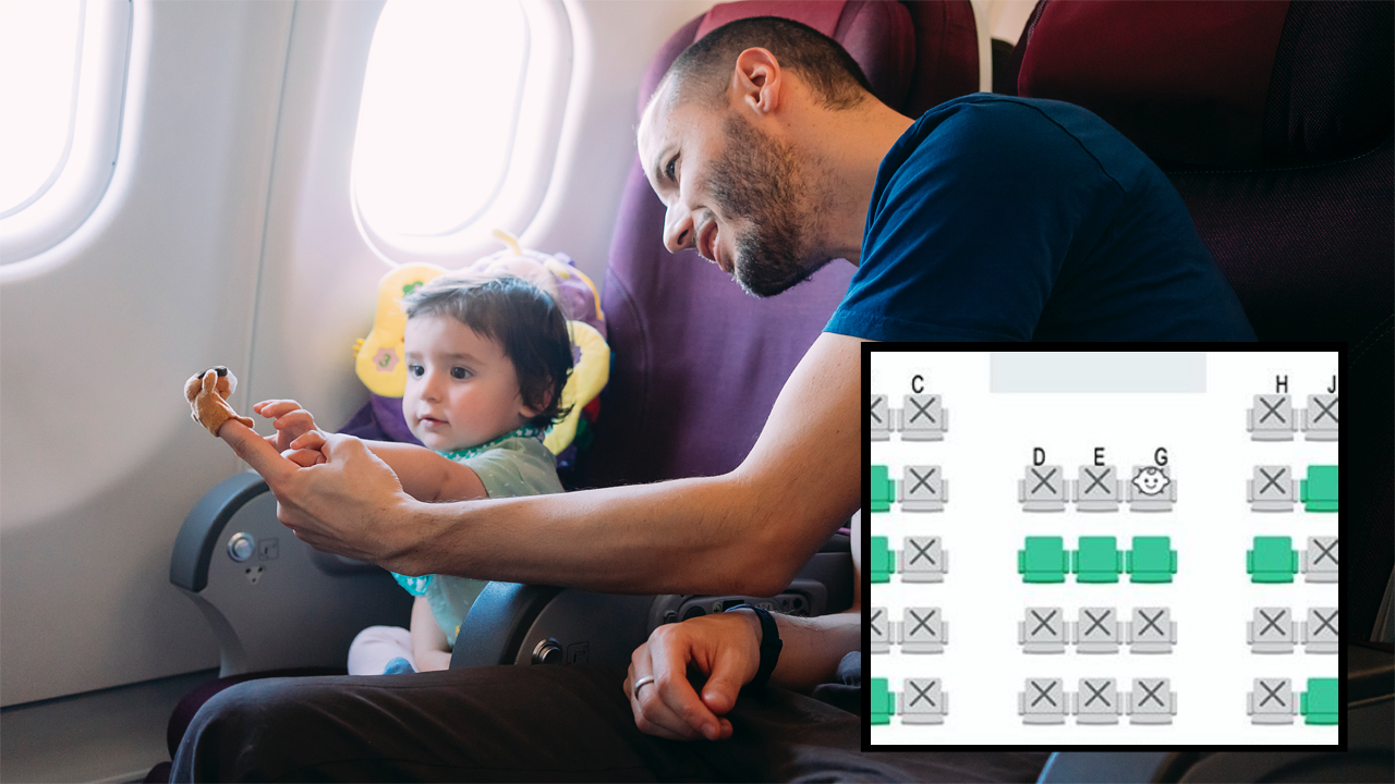 Airline in Japan Shows Where Babies Are Seated