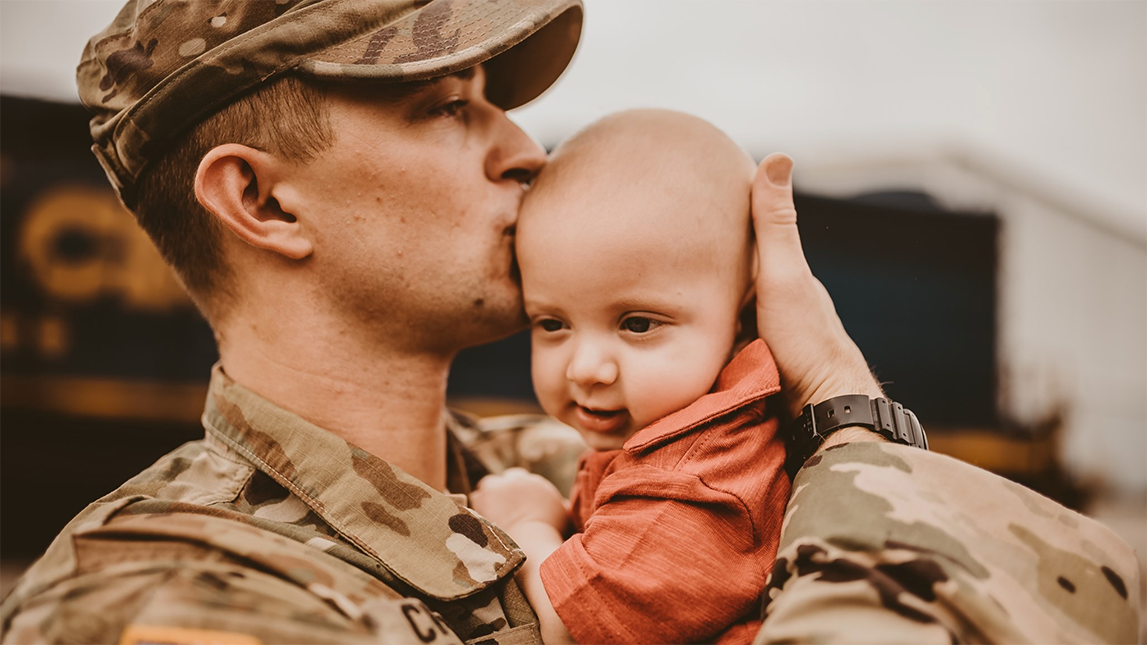 Deployed Dad Returns Home To Meet 6-Month-Old Son For The First Time