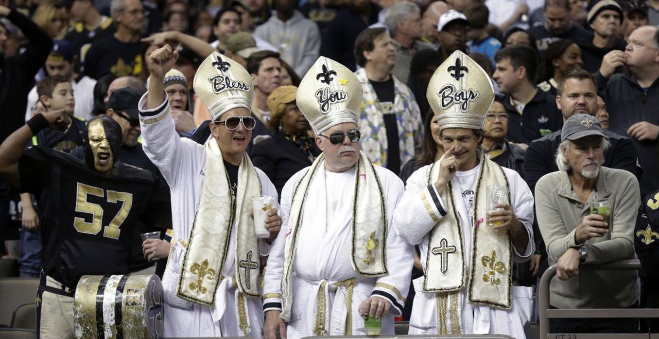 Pope Blesses New Orleans Saints