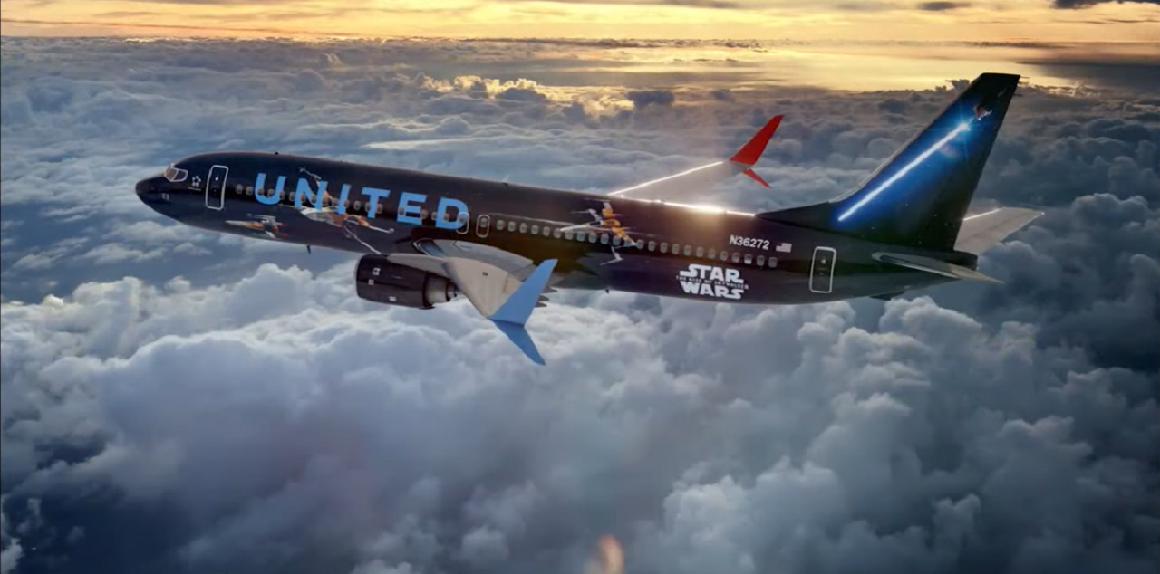 United's Star Wars Plane