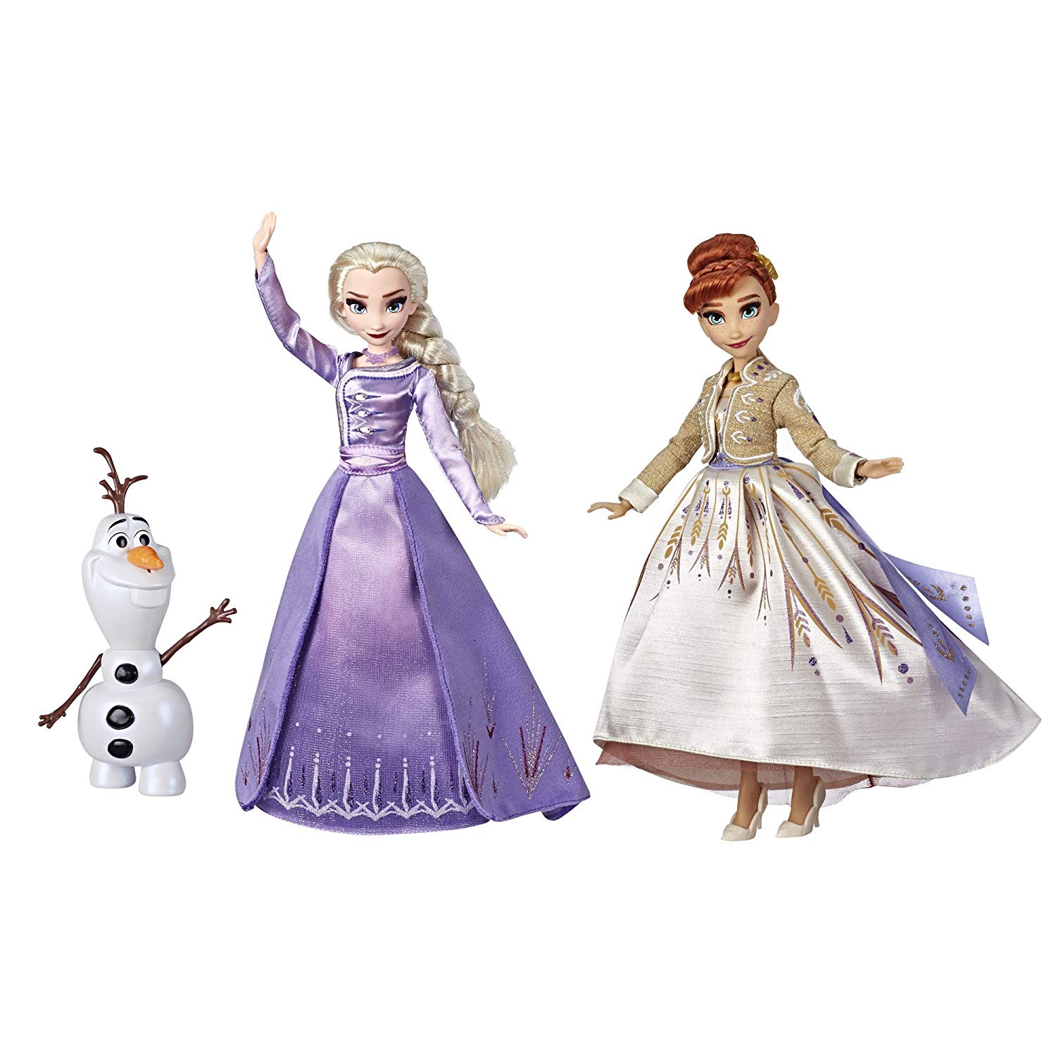 Frozen Disney Elsa, Anna, & Olaf Deluxe Fashion Doll Set- best gifts for kids