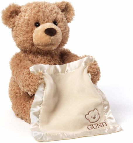 GUND Peek-A-Boo Teddy Bear Animated Stuffed Animal Plush-best gifts for kids