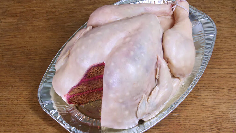 Raw Turkey Cake Prank