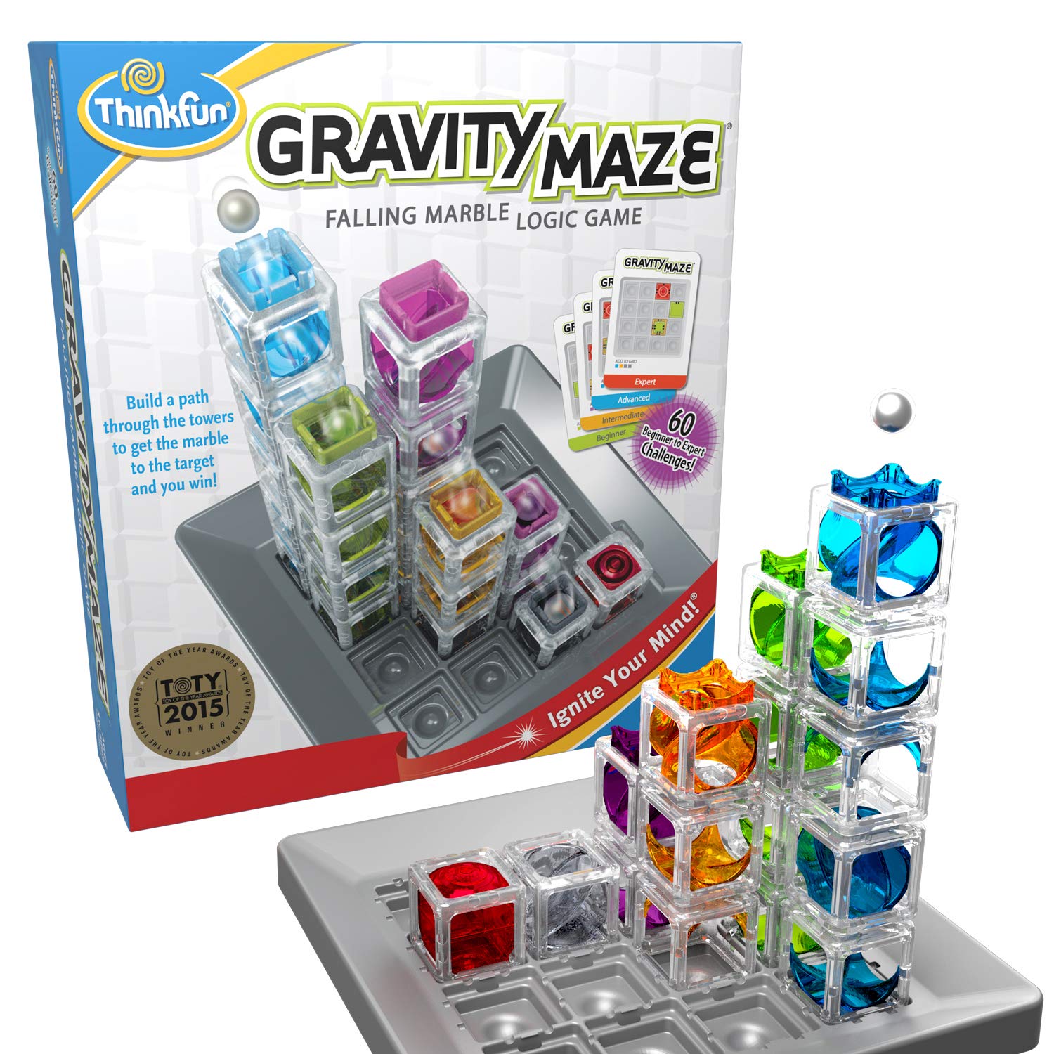 ThinkFun Gravity Maze Falling Marble Logic Game- best gifts for kids