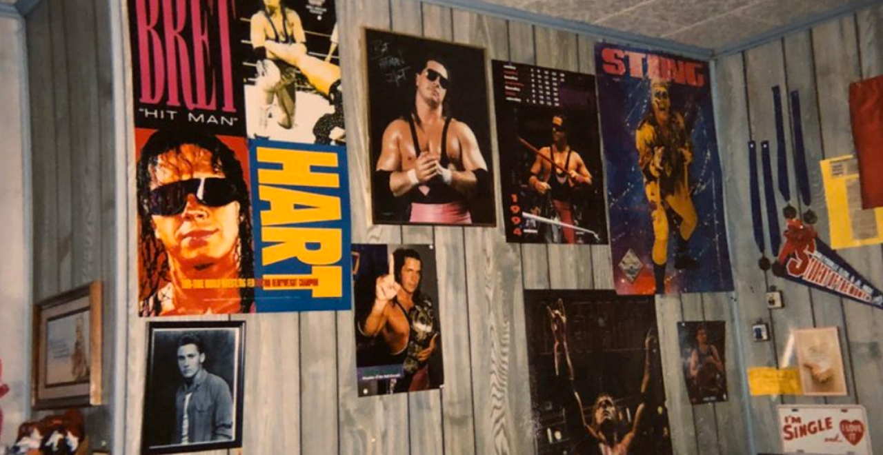 Posters on Childhood Bedroom Wall