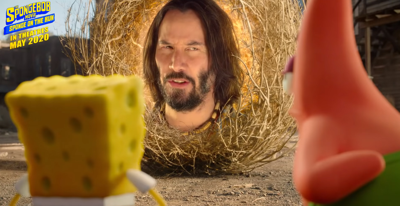 Keanu's Head in SpongeBob