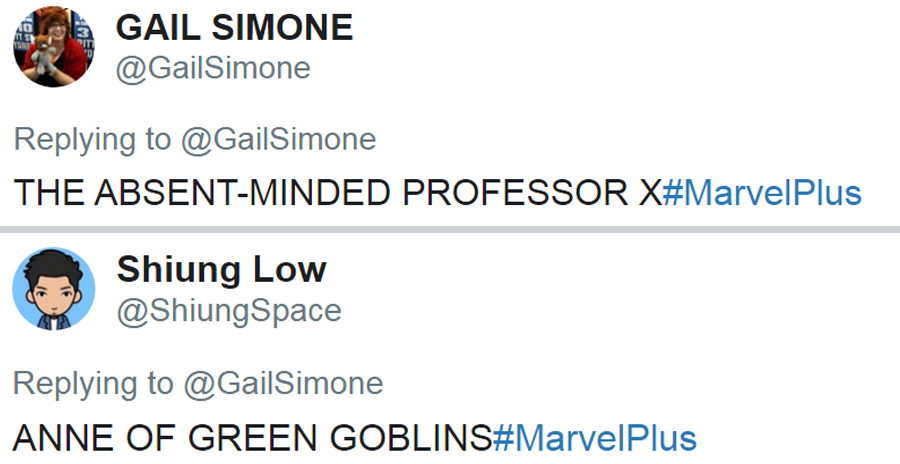 Make Believe Marvel Plus Titles