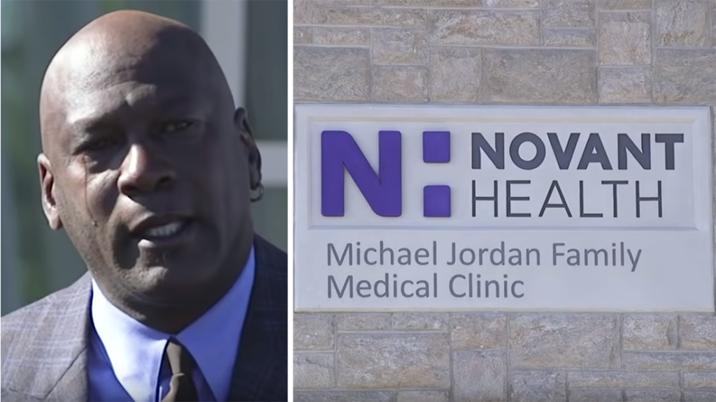 Michael Jordan Opens Clinic