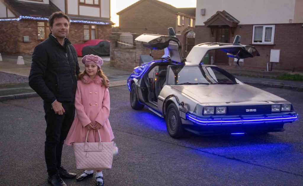 Dad Restores Delorean