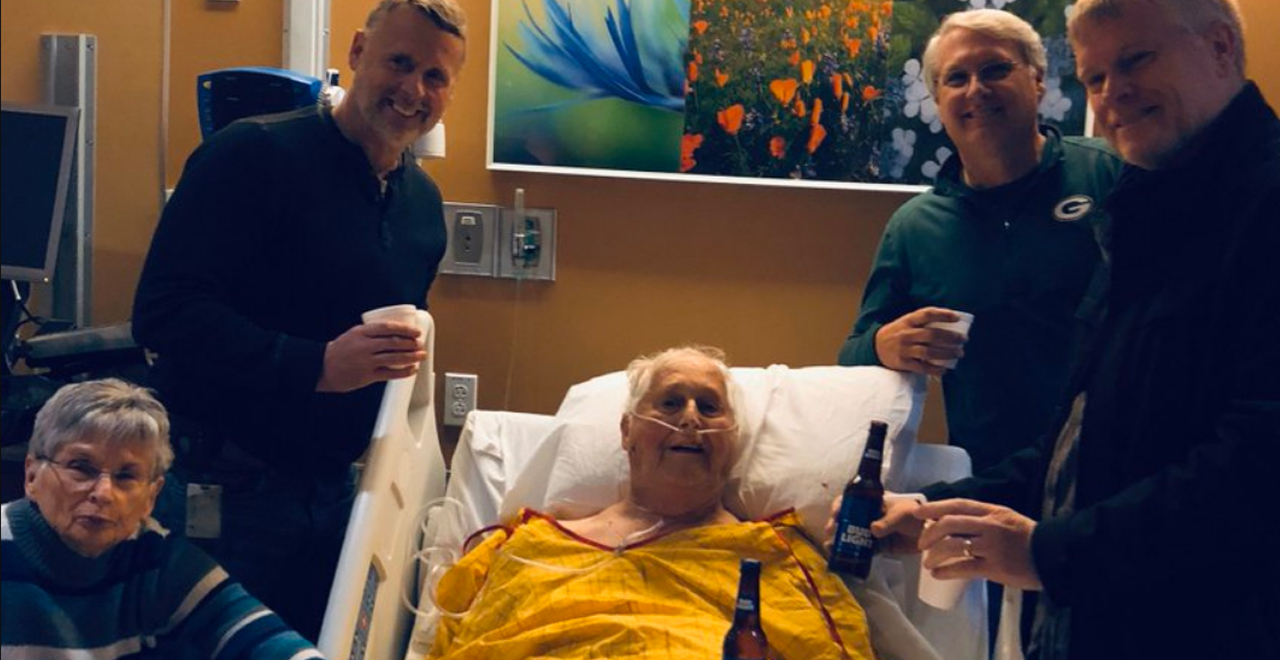 Photo of Dad Who Wanted One Last Beer With His Sons Goes Viral