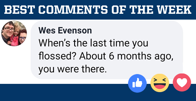 Best Comments of the Week