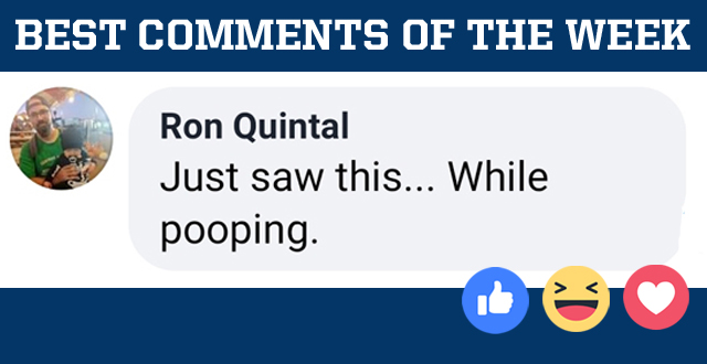 Best Comments of the Week