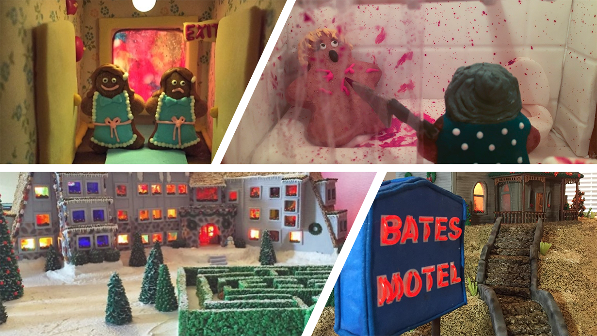 Brothers Make Gingerbread Houses of Horror Not Suitable for the Holidays