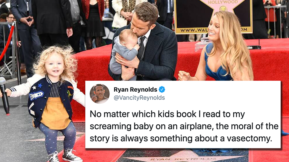 15 Tweets That Prove Ryan Reynolds Is the Best Dad in Showbiz