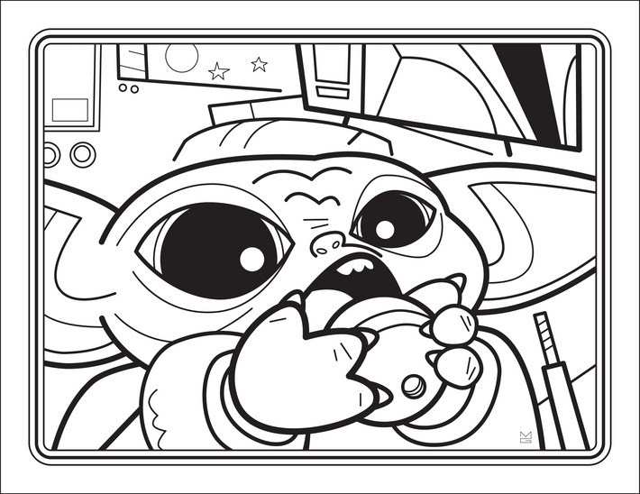 Download This Free Baby Yoda Coloring Book Right Now