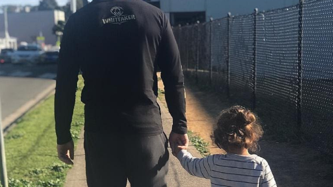 Robert Whittaker and Daughter