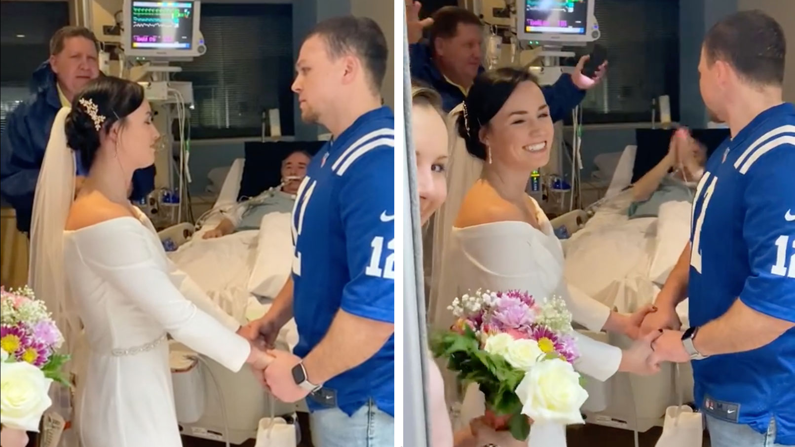 Shelby and Jared Conville married in ICU