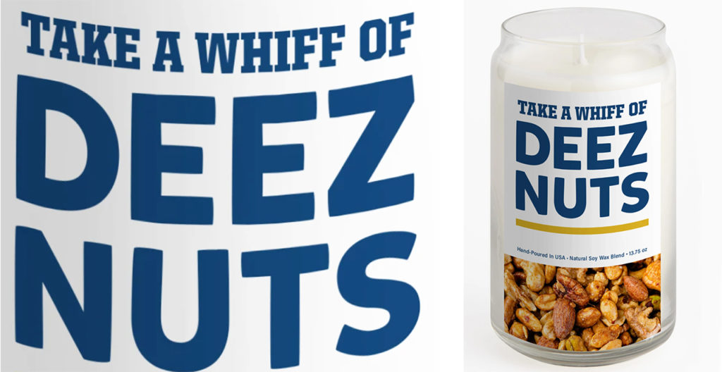 'Deez Nuts' Scented Candles Have a Very Pleasant Aroma