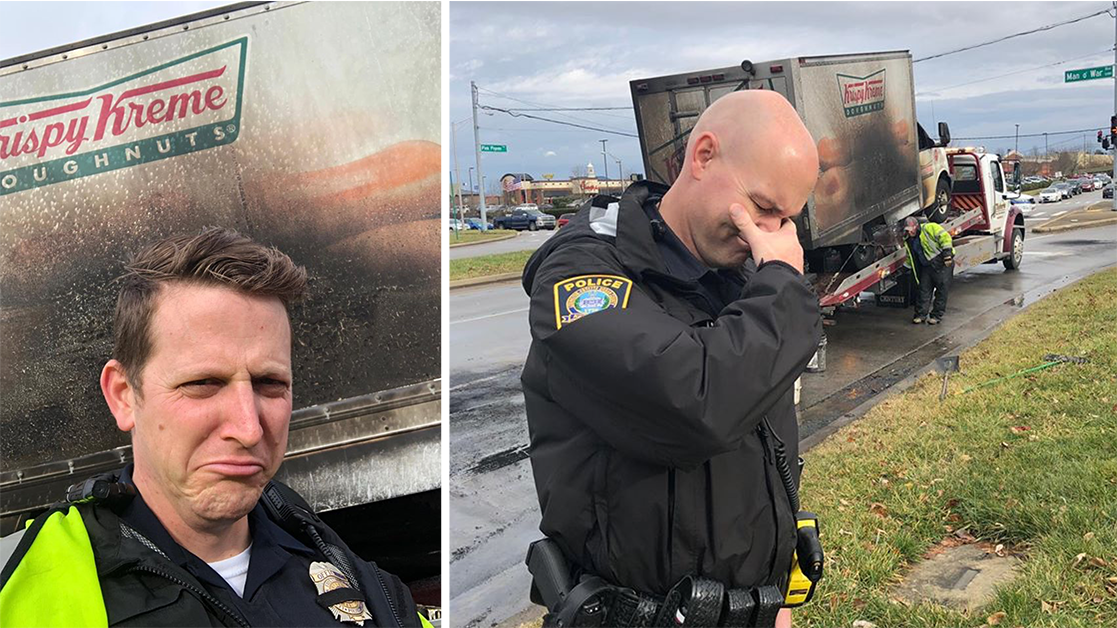 Police Mourn Loss of Donut Truck