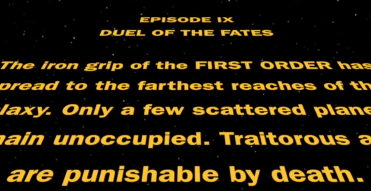 Star Was IX Duel of the Fates