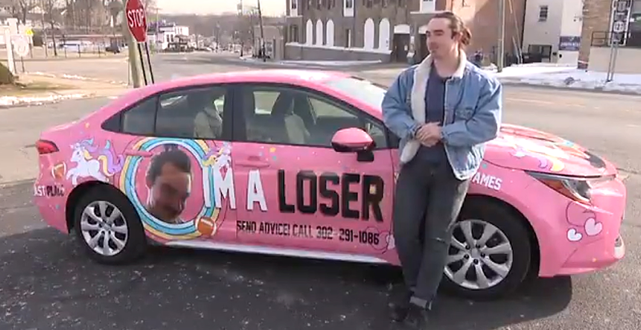 Loser-Mobile for Fantasy Football Bet