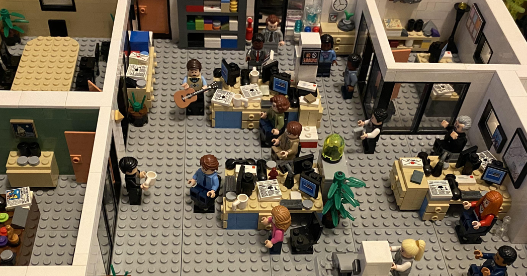 Dunder Mifflin Lego Recreation