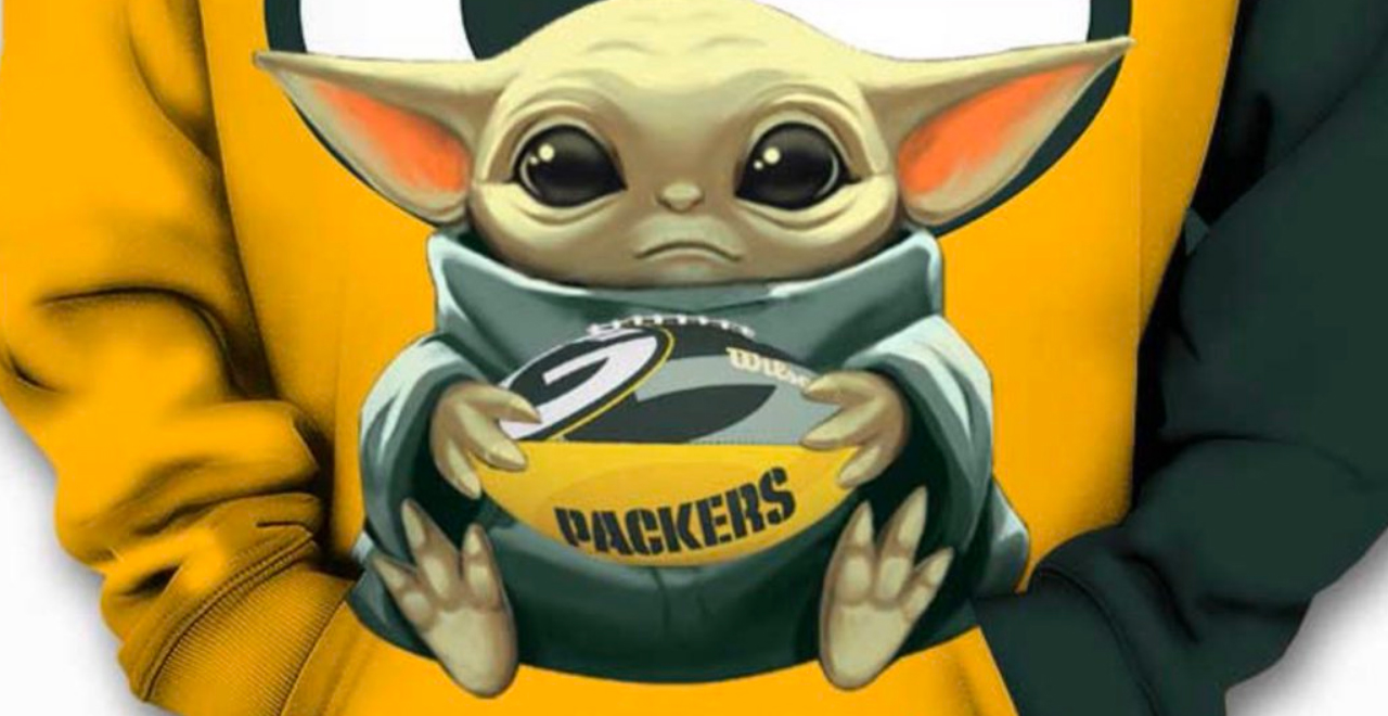 Baby Yoda as Packers Fan