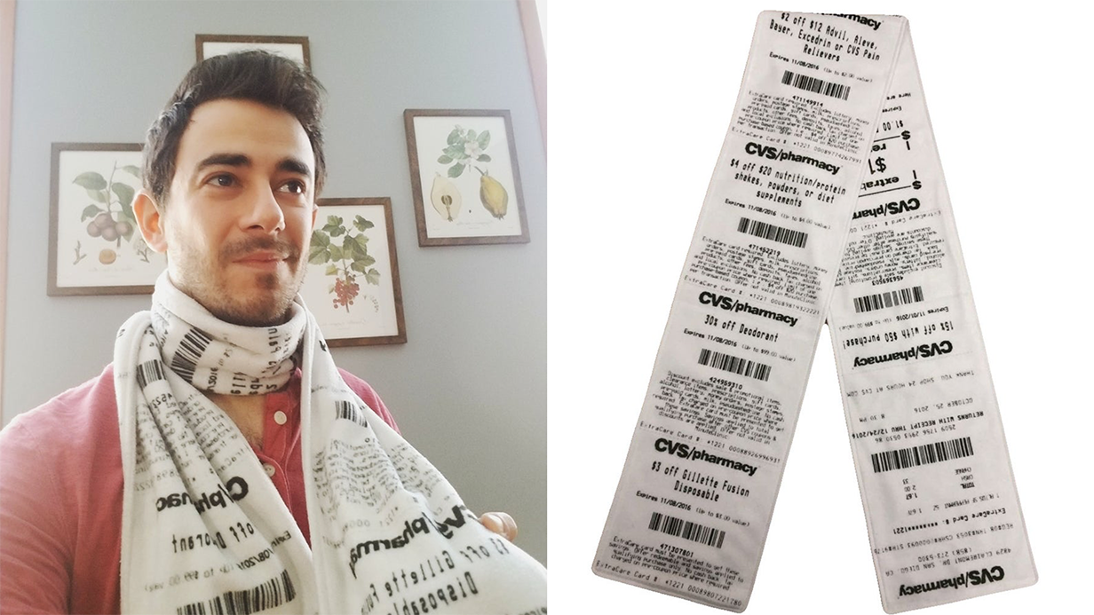 CVS Receipt Scarf