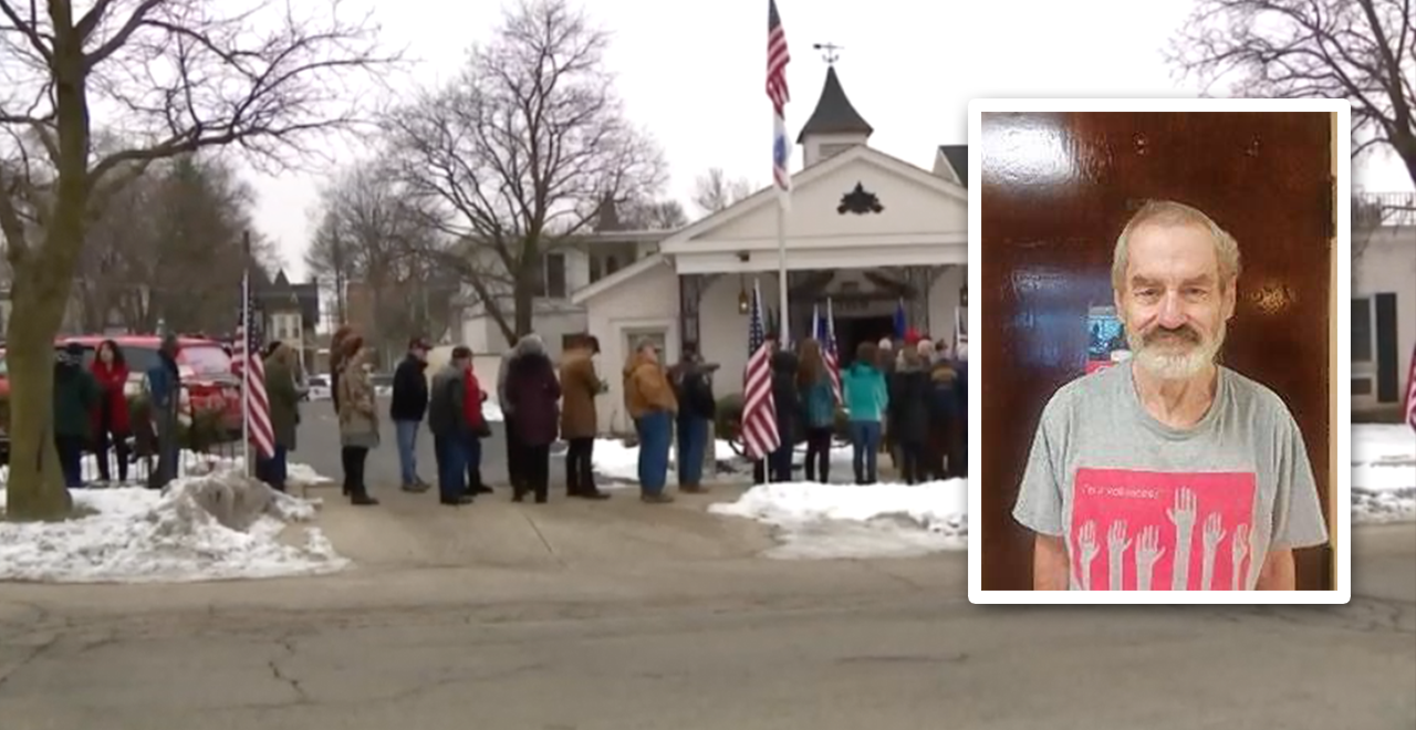 Hundreds attend veteran's funeral