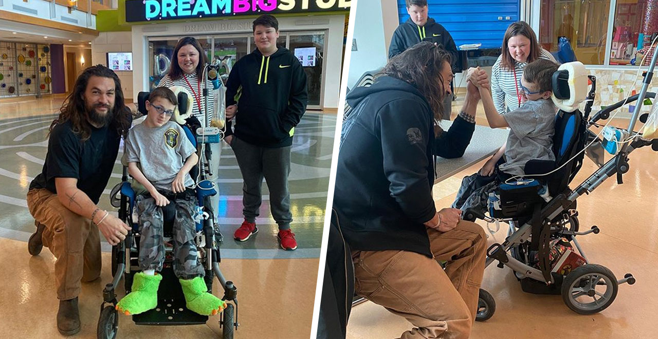 Actor Jason Momoa gives back at PA Children's Hospital