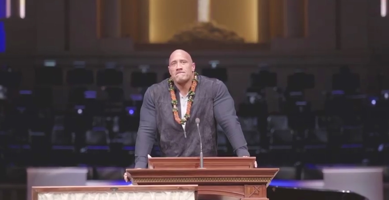 The Rock Delivers Touching Eulogy
