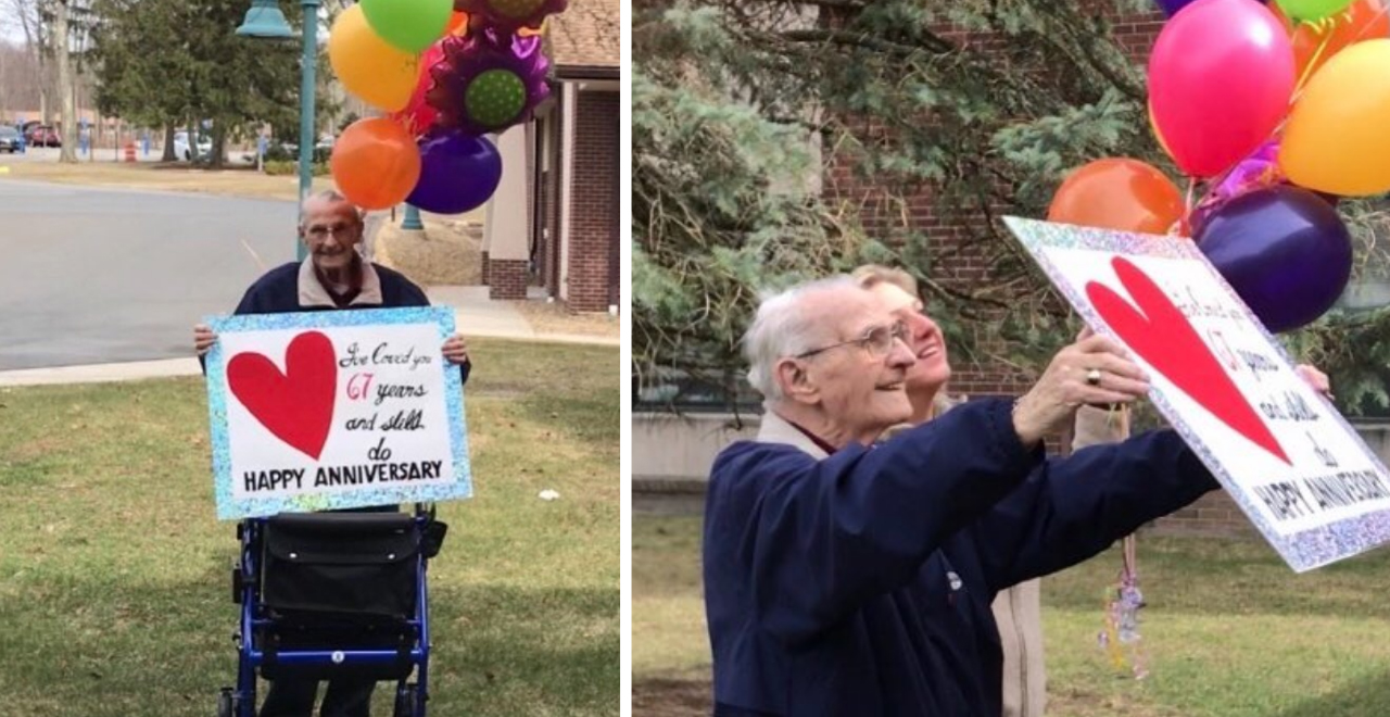 Bob Shows Sign to Nancy Shellard